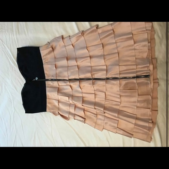 Lipsy Pink Ruffle Dress - Picture 2 of 3